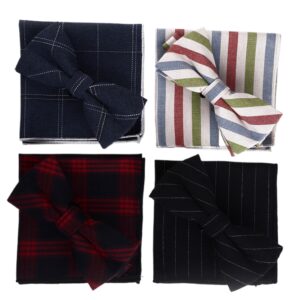 Wholesale Style Bow Tie and Sq. Scarf Cotton Set for Males and Girls